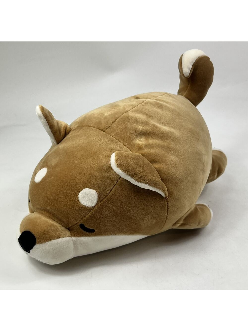 Liv Heart Marshmallow Animal Shiba Inu Dog Plush Stuffed Animal 14" Pillow Tan
